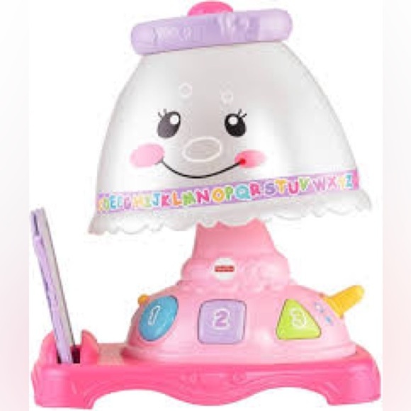 Fisher-Price Other - Fisher-Price Laugh & Learn My Pretty Interactive Learning Lamp Pink and Purple